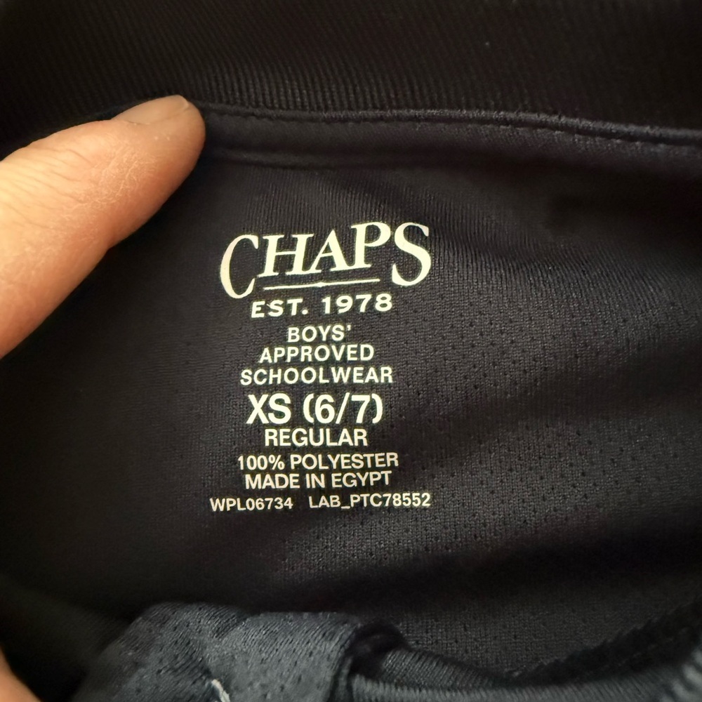 Chaps Boys' Blue Schoolwear Polo Uniform - Picture 4 of 5